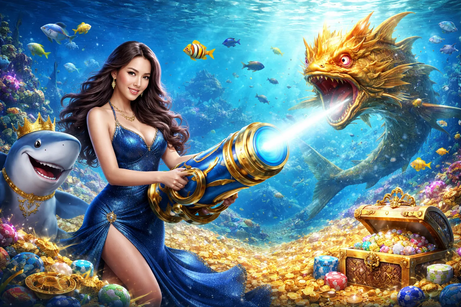 Hình ảnh chính game bắn cá sống động